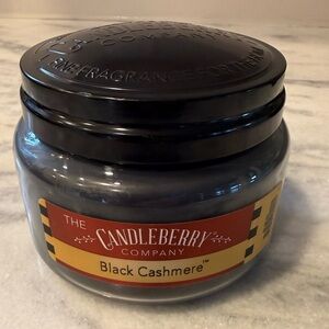 New! Candleberry Black Cashmere 10oz Candle